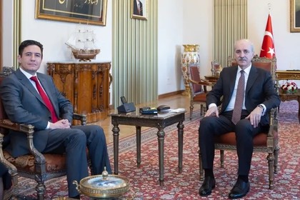 Büyükelçi Anguel Tcholakov Türkiye Büyük Millet Meclisi (TBMM) Başkanı Numan Kurtulmuş ile bir görüşme gerçekleştirdi 